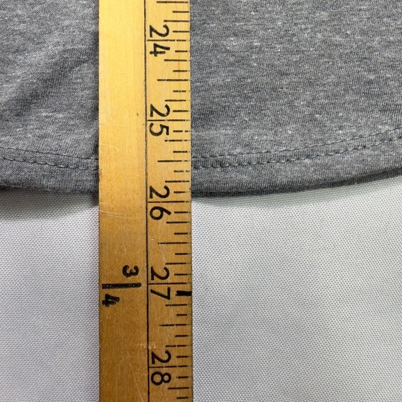 District Perfect Tri Women's M Gray Heather Sleeveless Tank Top Tee NEW - Picture 5 of 5